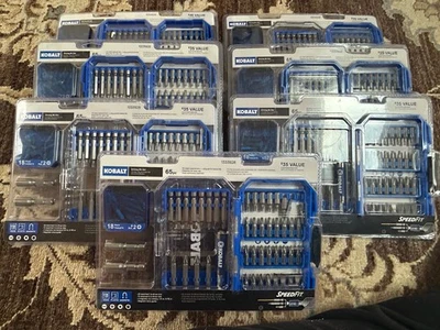 KOBALT DRIVING BIT SET ,LOT SALE OF 7 PACKS ,SPEEDFIT - Image 1 of 4