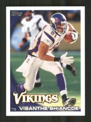2010 Topps #134 Visanthe Shiancoe Minnesota Vikings 41499 - Image 1 of 2
