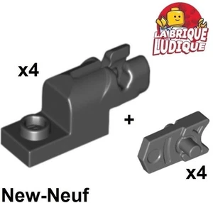 LEGO 4x Lanzador de proyectiles 1x2 Mini Blaster Shooter Negro/Negro 15403+15392 - Imagen 1 de 1