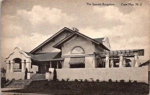 Vintage Postcard Albertype Spanish Bungalow House Cape May New Jersey E1 - Picture 1 of 2