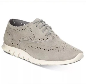 Sneakers Cole Haan Zerogrand Ironstone scamosciate Oxford a coda di rondine da donna taglia 9,5 - Foto 1 di 11