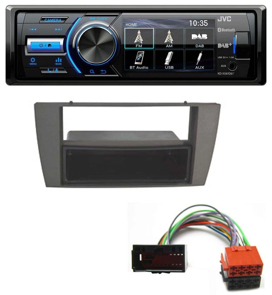 JVC Bluetooth MP3 USB DAB Autoradio für Jaguar S-Type X-Type 2003-2008 - Bild 1 von 4