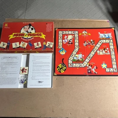 Mickey And Friends The Charades Juego de Mesa para Niños Completo Disney 1991 Foto 1 de 4