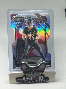 2024 Select Luke McCaffrey Rookie Silver Prizm Die Cut - Washington Commanders - Foto 1 di 2