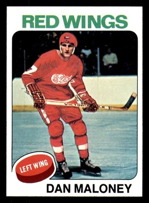 1975-76 Topps #177 Dan Maloney Near Mint+ Red Wings    ID:365761 - Image 1 of 2