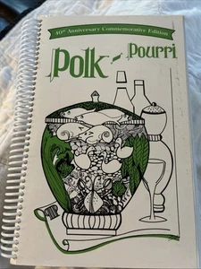 Polk Pourri Museum Of Art 40 Th Ann Ed 2006 Cookbook Florida Spiral - Foto 1 di 11