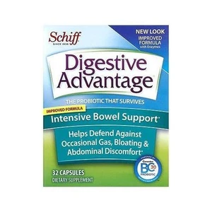 Schiff Digestive Advantage Probiotic BC30 Intensive Bowel Support 32 ct 3 Pack - Picture 1 of 7