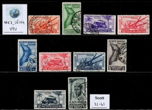WC1_16104. ITALY COL.:COLONIAL AFRICA. 1933 ANN. MARCH ROME set. Sc.32-41.Used - Picture 1 of 1