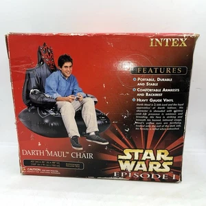 Star Wars Episode 1 DARTH MAUL Inflatable Chair Vintage Collectible Intex New - Picture 1 of 6