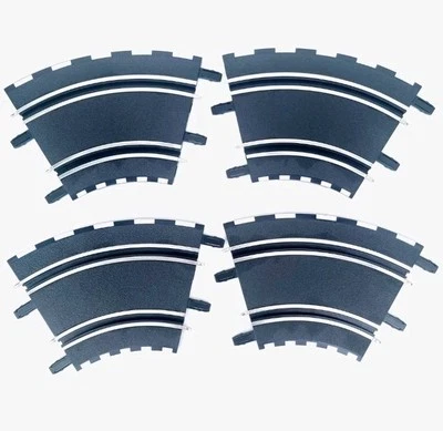 Carrera GO! / Digital 143 Set 4x Kurven 1/45° 61611 Bahn Ausbau Erweiterung