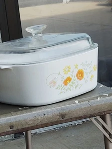 Usado en Excelente Condición Corning Ware Flor Silvestre CAZUELA 5 Ltr Horno Holandés con Tapa Raro Envío Gratuito - Imagen 1 de 6