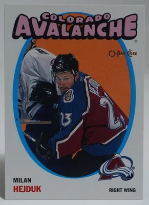 2001-02 OPC HOCKEY HERITAGE PARALLELL INSERT #51 MILAN HEJDUK- RAW CARD - Image 1 of 2