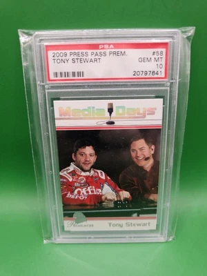 2009 Press Pass Premium - Tony Stewart #58 - PSA 10 - Image 1 of 2