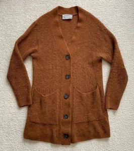 Cárdigan Everlane The Oversize Alpaca Bolsillo Mujer XS Sienna Acogedor Abuelo - Imagen 1 de 10