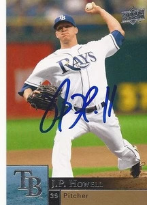 Tarjeta UD firmada por JP HOWELL 2009 de los Dodgers de Los Ángeles - Imagen 1 de 1