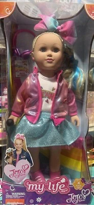 My Life As JoJo Siwa Doll 18-inch Soft Torso Doll w Blonde Hair 2019 Dance Party