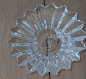 Baccarat Mille Nuits Crystal Candle Holder Authentic clear - Picture 1 of 4