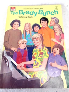 Vintage 1974 The Brady Bunch Coloring Book by Whitman - Picture 1 of 10