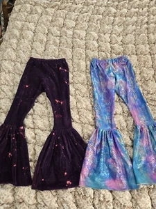 Lot Little Southern Swag Bell Bottom Pants Girl 7/8 - Picture 1 of 4