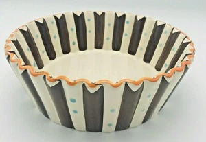Cuenco para servir caprichoso multicolor La Cote Blue Brulee colección artesanal - Imagen 1 de 5