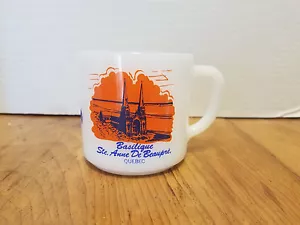 Vintage Quebec TASSE Le Chateau Frontenac Basilique Ste.Anne De Beaupre FEDERAL - Bild 1 von 5