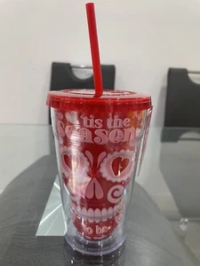 Cool Gear Double Walled 18oz Insulated Halloween Sugar Skull Travel Mug - Picture 1 of 7
