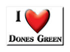 Dones Green, Cheshire, England - Fridge Magnet Souvenir Uk