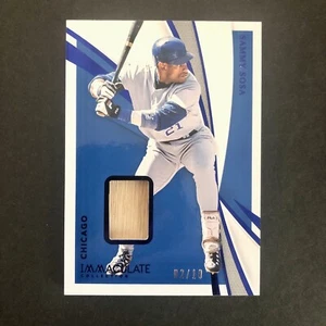 Tarjeta reliquia de murciélago inmaculado Sammy Sosa 2021/10 recuerdos usados en juegos Chicago Cubs - Imagen 1 de 2