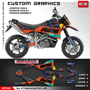 Racing Sticker Motorcycle Decals for 950 Supermoto 2006 2007 950 SM Super Moto - Picture 1 of 7