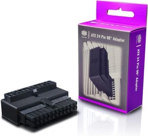 Cooler Master Universal ATX 24 Pin 90 Degree Adapter for Power Supply - Picture 1 of 2