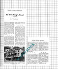 Ye Olde King's Head Chigwell Essex  - c.1967 Two-Part Clipping / Print