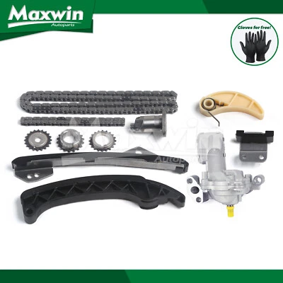 Kit de cadena de distribución bomba de aceite para Toyota Corolla Matrix Pontiac Vibe Scion xD 1,8 L Foto 1 de 4