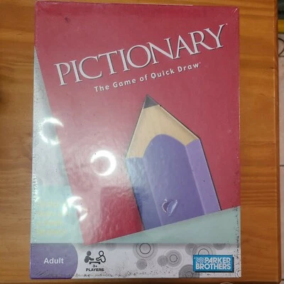 NEW PICTIONARY BOARD GAME 25th ANNIVERSARY 2009 PARKER BROTHERS FACTORY SEALED  - Image 1 of 2