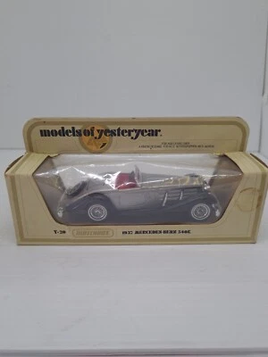 MATCHBOX MODELS OF YESTERYEAR 1937 MERCEDES-BENZ 540K SCALE 1:45 Y-20 New In Box - Image 1 of 4