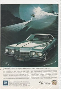 Anuncio original de la revista Cadillac 1972 "La gente tiene Cadillacs porque obtienen..." - Imagen 1 de 1
