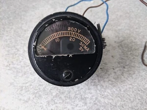 VINTAGE CLASSIC CAR GAUGE - VOLTMETER- SUTTON HORSLEY -SPARES REPAIR - Picture 1 of 3
