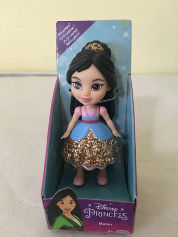 Disney Princess Poseable Mini Doll Toddler Miniature 3.5" Figure Toy MULAN New Cover