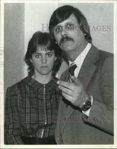 1983 Press Photo Jean Miller with her attorney David Zavoda, Texas - hcb39309