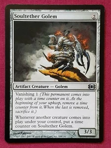Magic The Gathering FUTURE SIGHT SOULTETHER GOLEM artifact card MTG - Picture 1 of 2