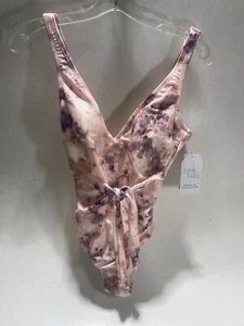 Time and Tru statische Damen-Krawatte Dye One Piece Badeanzug klein (4-6) - Bild 1 von 4