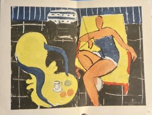 Lot Of 23 Henri Matisse Art Lithographs From Paris 4x8” Loose Booklet