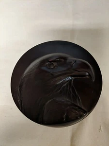 Boma Canada Eagle Carved Trinket Box w/Lid Vintage Resin - Signed - Picture 1 of 5