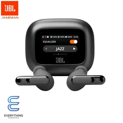 JBL Live Beam 3 True Wireless Bluetooth Ohrhörer Noise Cancelling Headset mit LE