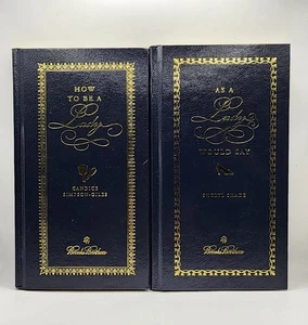 Set of 2 How to Be A Lady And As A Lady Eould Say Brooks Brothers Hardcover - Picture 1 of 7