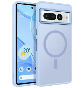 Per Google Pixel 7 Pro Custodia Mag Safe Magnetica Antiurto Slim Opaca Cover - Foto 1 di 7