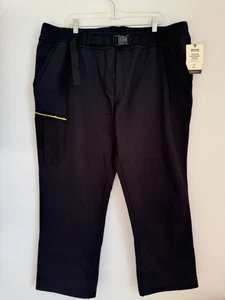 Pantaloni cargo Duluth Tradetek felpa pesante 2XL x 30 neri foderati in pile nuovi con etichette - Foto 1 di 12