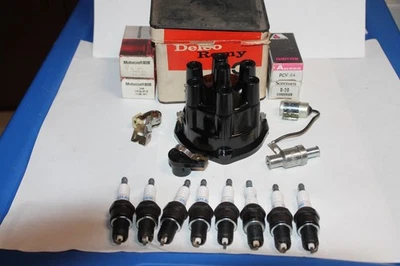 1964-1969 CHEVROLET CAMARO,CHEVELLE,CHEVY II 6 CYL CAP, POINTS,ROTOR,COND,PLUGS - Image 1 of 4