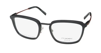 NOVA ARMAÇÃO DE ÓCULOS OGA 10173O PLÁSTICO FRANÇA ARO COMPLETO PRETO NG10 QUADRADO MASCULINO - Imagem 1 de 4