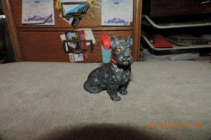 Antiker deutscher Metall Scottish Terrier Scotty Hund Briefbeschwerer Figur Germany - Bild 1 von 4