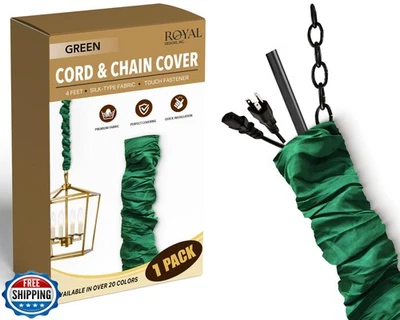 Cubierta de cuerda y cadena RDI 4 pies tela tipo seda, lámpara colgante iluminación Foto 1 de 4